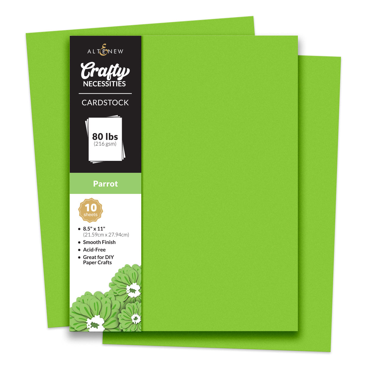 Cardstock Crafty Necessities: Parrot Cardstock (10 sheets/set)