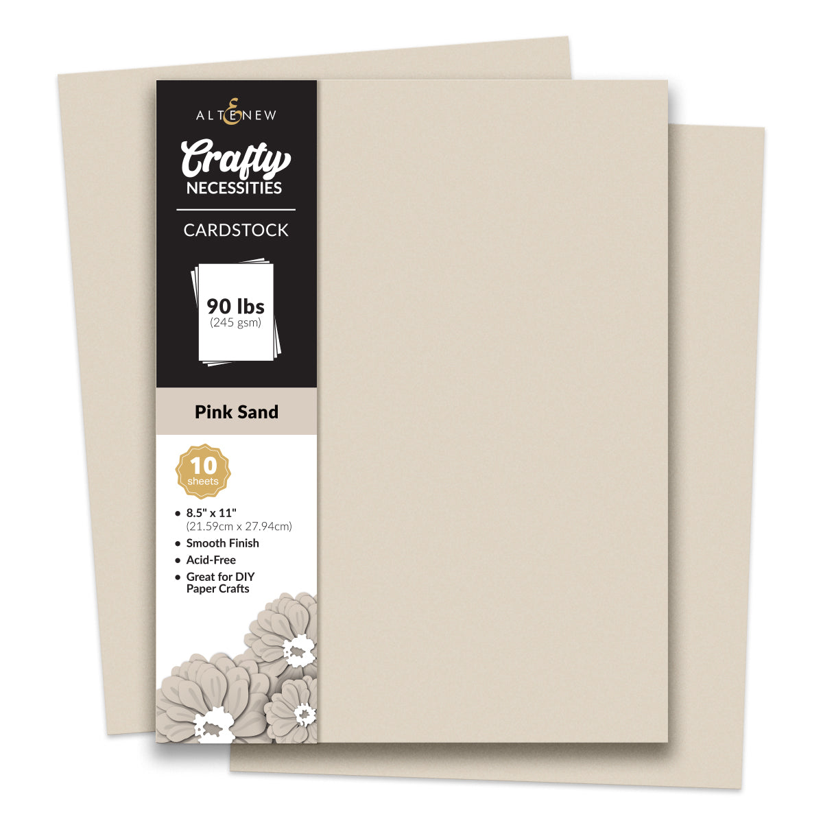 Cardstock Crafty Necessities: Pink Sand Cardstock (10 sheets/set)