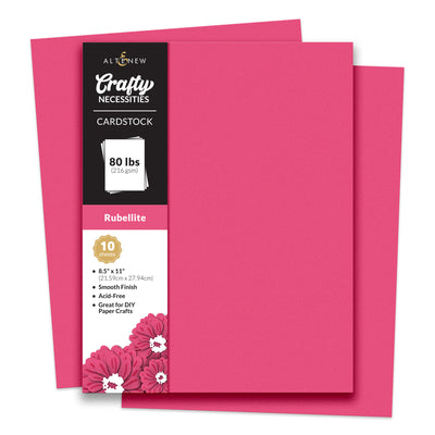 Cardstock Crafty Necessities: Rubellite Cardstock (10 sheets/set)