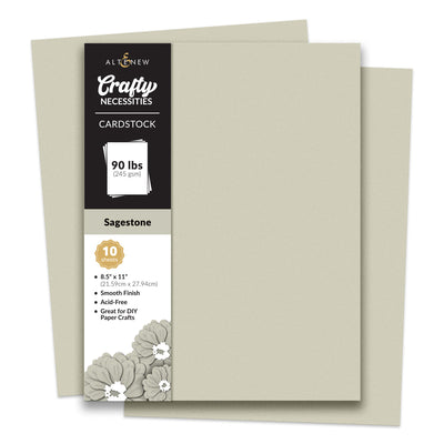 Cardstock Crafty Necessities: Sagestone Cardstock (10 sheets/set)