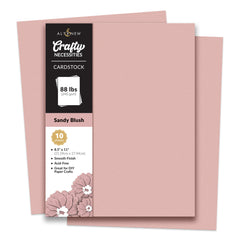 Cardstock Crafty Necessities: Sandy Blush Cardstock (10 sheets/set)