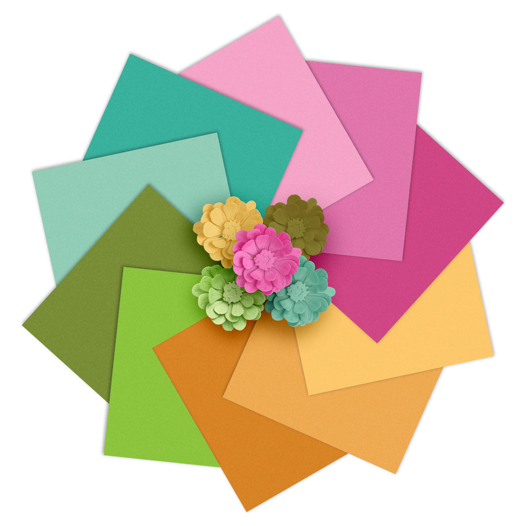 Cardstock Crafty Necessities: Spring Serenade Multi-Color Cardstock Pack (10 Sheets/Set)