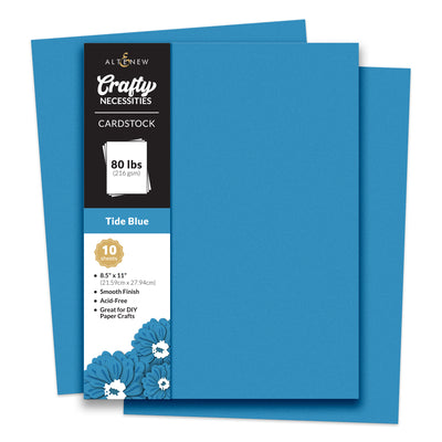 Cardstock Crafty Necessities: Tide Blue Cardstock (10 sheets/set)