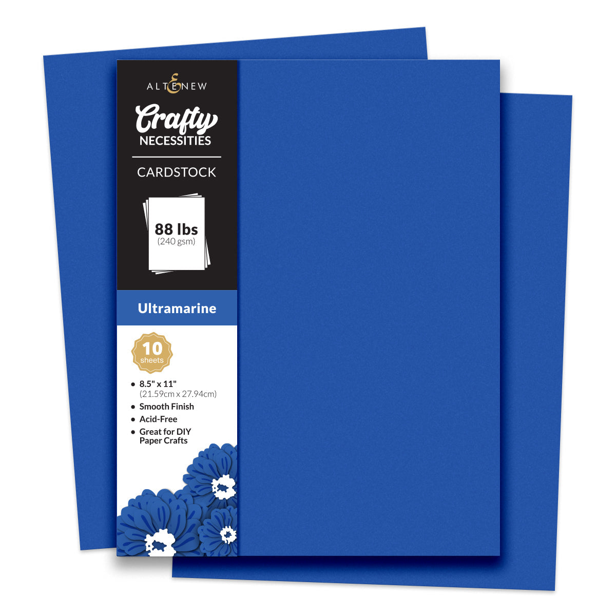 Cardstock Crafty Necessities: Ultramarine Cardstock (10 sheets/set)