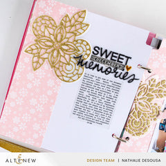 Cardstock Glitter Cardstock Set - Citrine (8.5x11, 10 sheets)