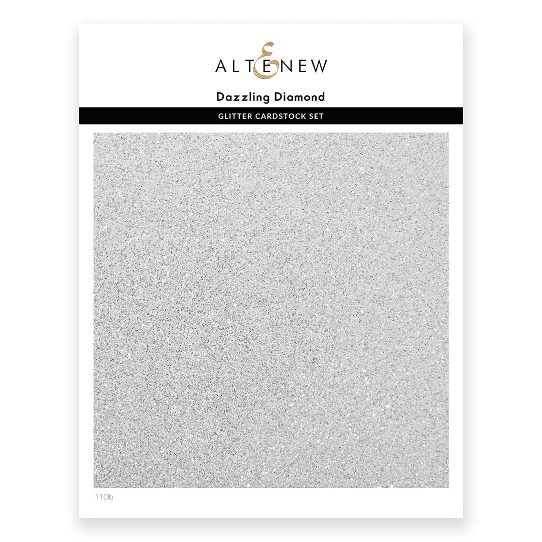 Cardstock Glitter Cardstock Set - Dazzling Diamond (8.5x11, 8 sheets)