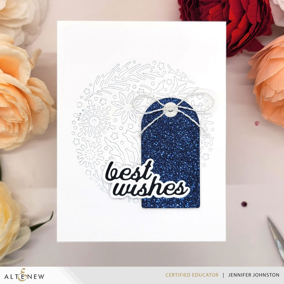 Cardstock Glitter Cardstock Set - Sapphire (8.5x11, 10 sheets)