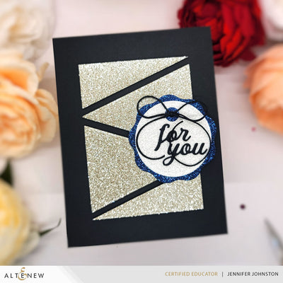 Cardstock Glitter Cardstock Set - Sapphire (8.5x11, 10 sheets)