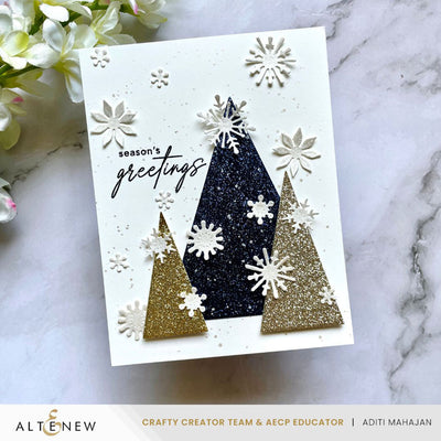 Cardstock Glitter Cardstock Set - Sapphire (8.5x11, 10 sheets)