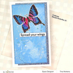 Cardstock Glitter Gradient Cardstock Set - Blue Crystals