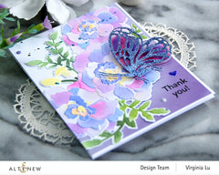 Cardstock Glitter Gradient Cardstock Set - Blue Crystals