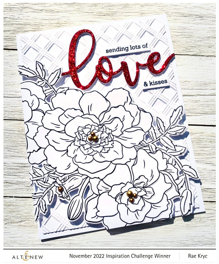 Cardstock Glitter Gradient Cardstock Set - Brilliant Red