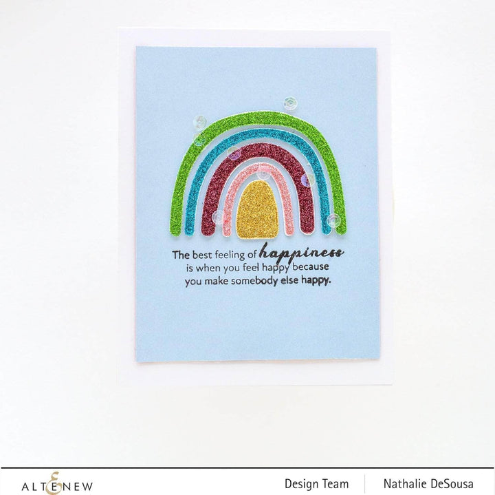 Cardstock Glitter Gradient Cardstock Set - Forest Canopy