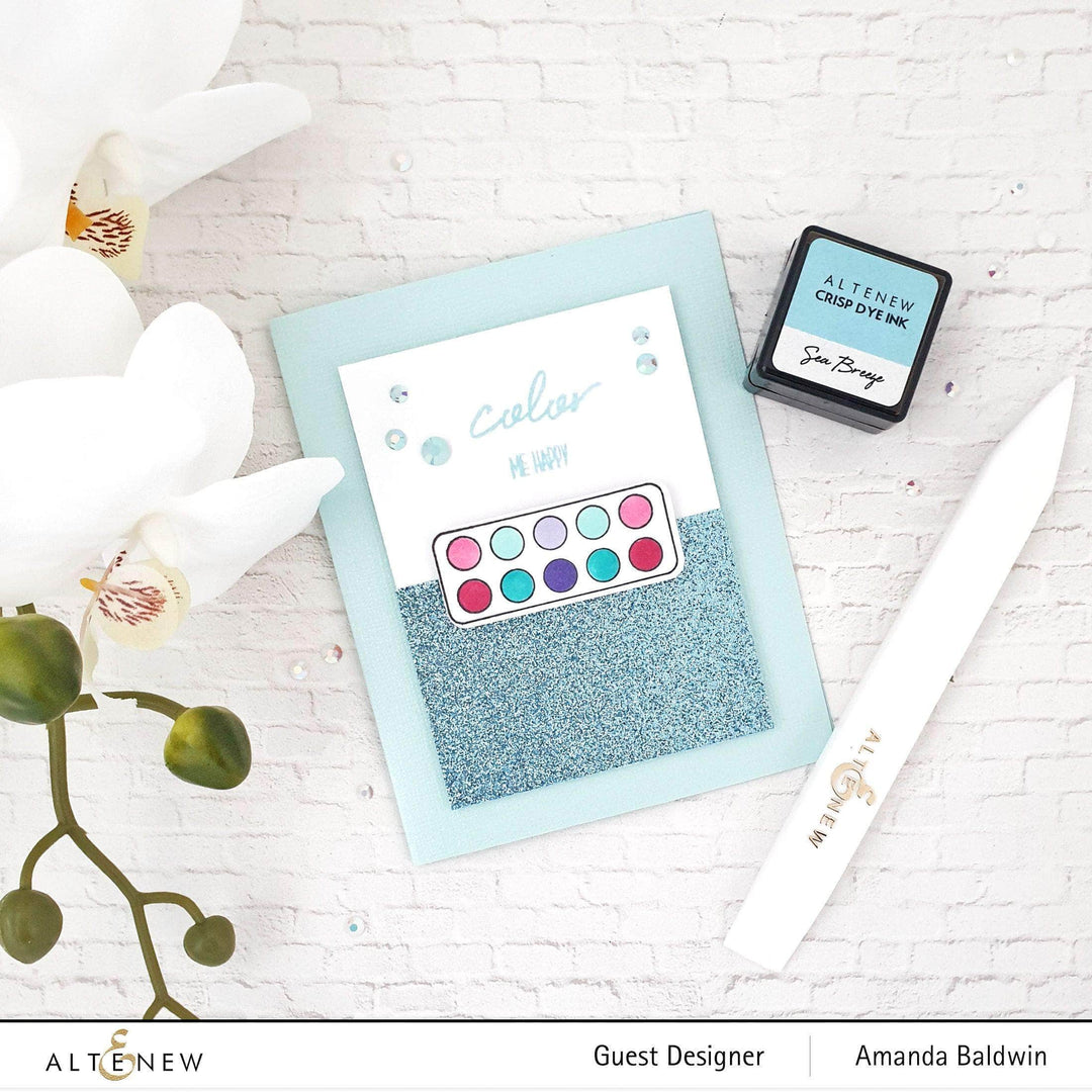 Cardstock Glitter Gradient Cardstock Set - Ocean Reflection