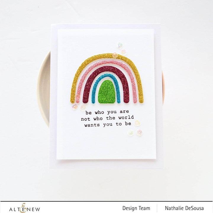 Cardstock Glitter Gradient Cardstock Set - Ocean Reflection