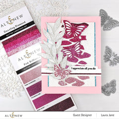 Cardstock Glitter Gradient Cardstock Set - Pink Brilliance