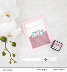 Cardstock Glitter Gradient Cardstock Set - Pink Brilliance