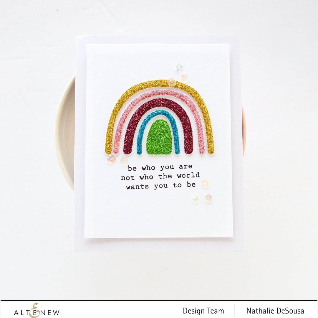 Cardstock Glitter Gradient Cardstock Set - Pink Brilliance