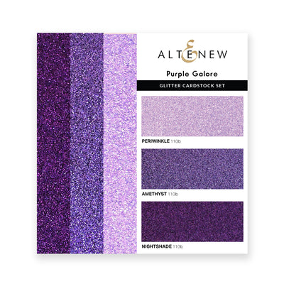 Cardstock Glitter Gradient Cardstock Set - Purple Galore