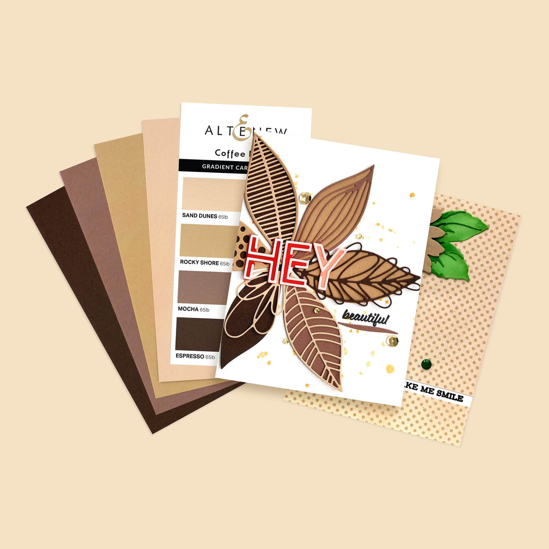 Cardstock Gradient Cardstock Set - Coffee Break