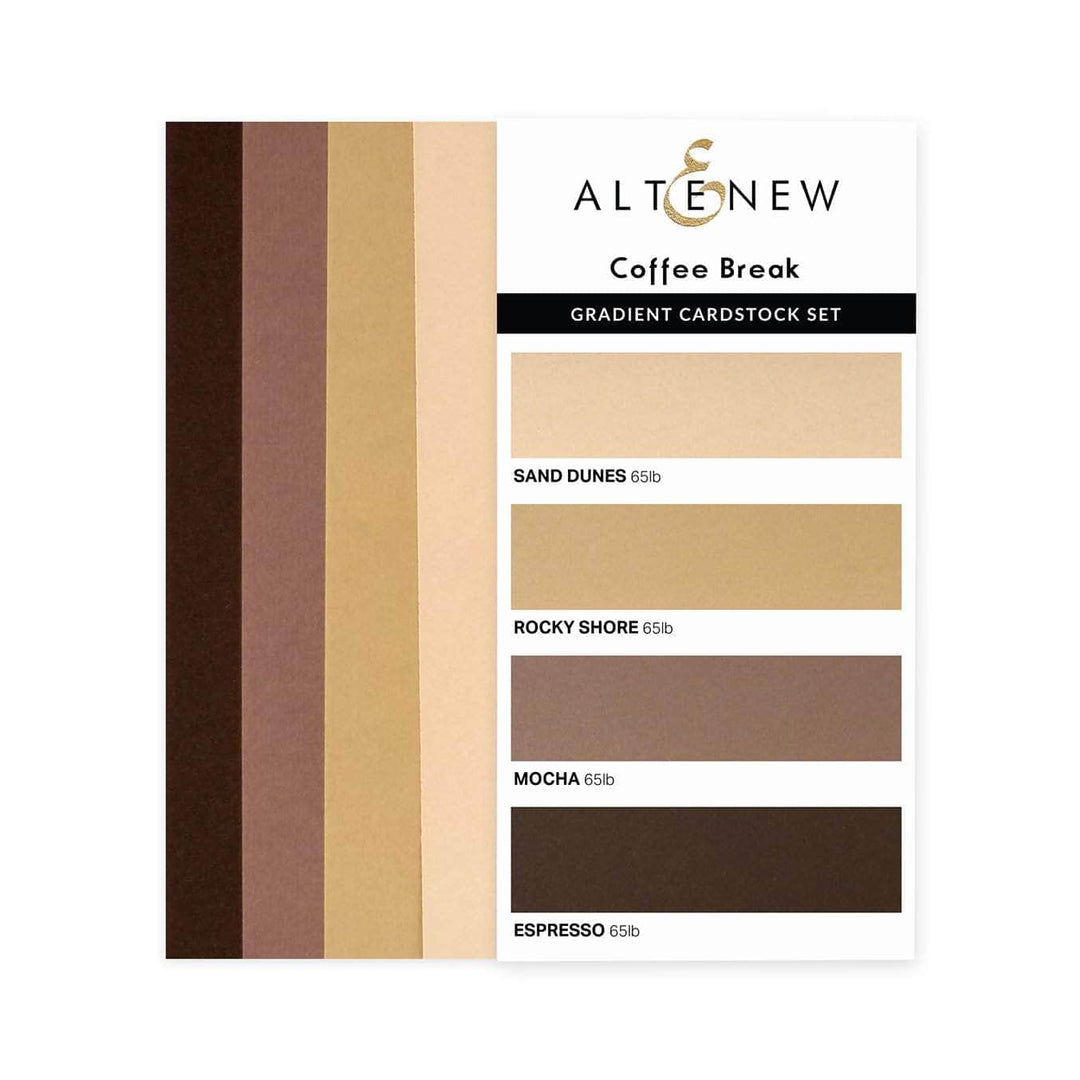 Cardstock Gradient Cardstock Set - Coffee Break