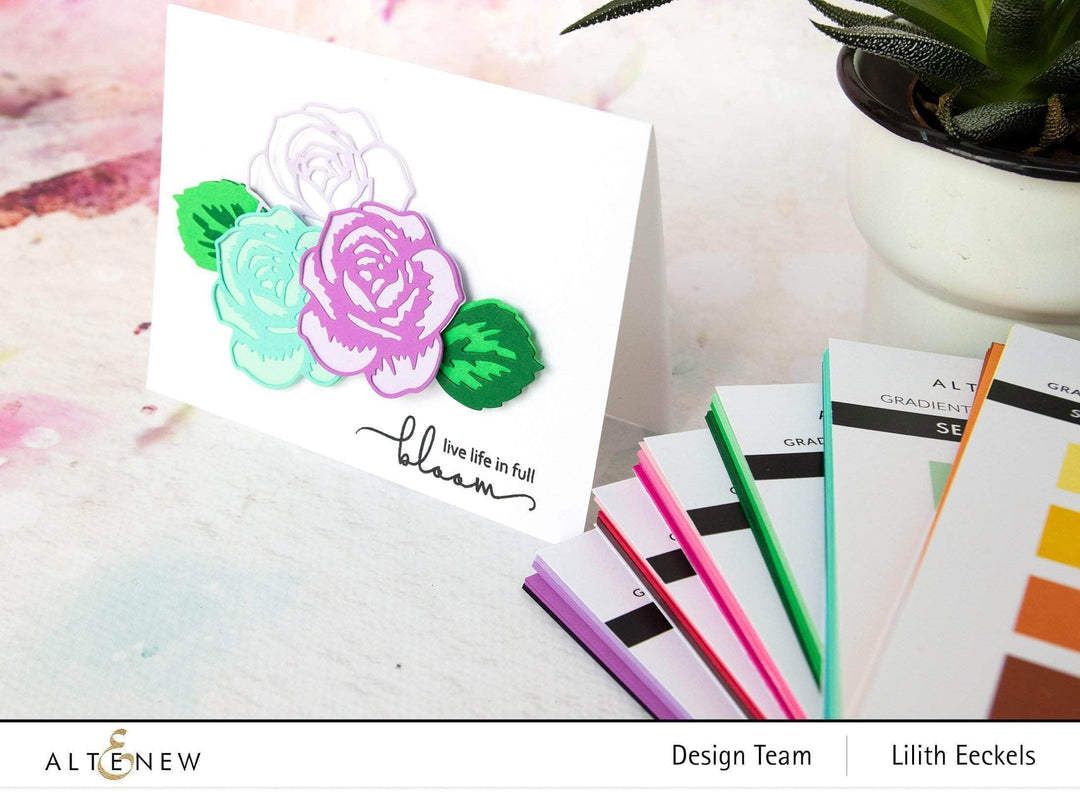 Cardstock Gradient Cardstock Set - Green Meadows