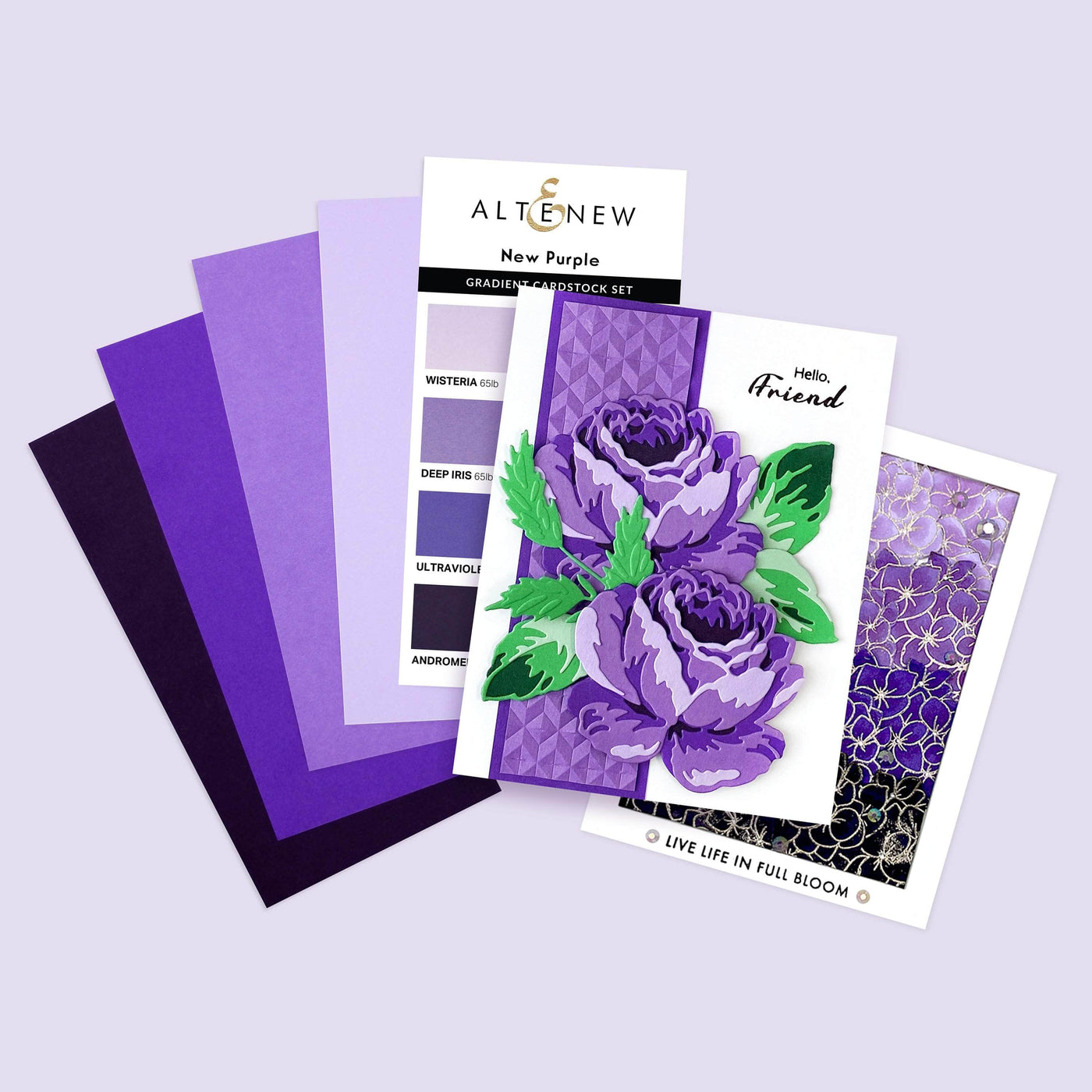 Cardstock Gradient Cardstock Set - New Purple