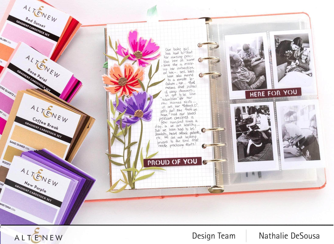 Cardstock Gradient Cardstock Set - New Purple