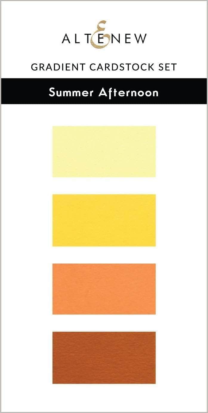 Cardstock Gradient Cardstock Set - Summer Afternoon