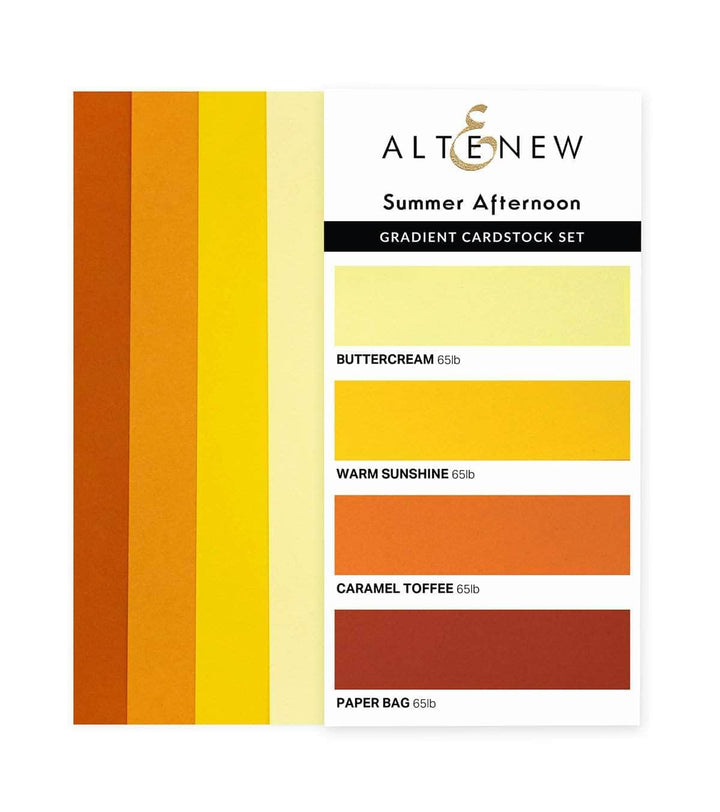 Cardstock Gradient Cardstock Set - Summer Afternoon
