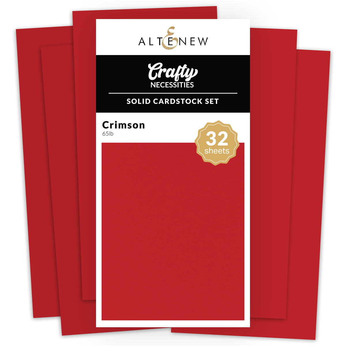 Cardstock Solid Cardstock Set - Crimson (32 sheets/set)