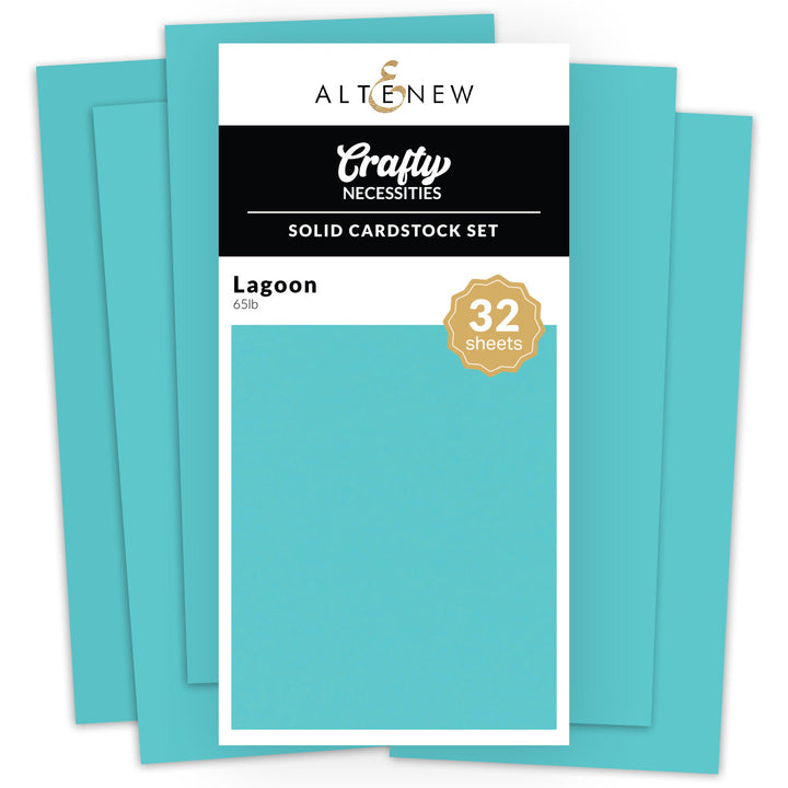 Cardstock Solid Cardstock Set - Lagoon (32 sheets/set)