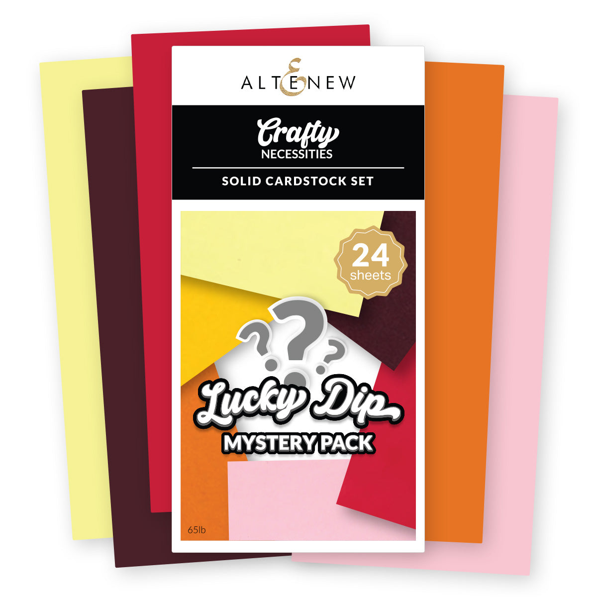 Cardstock Solid Cardstock Set - Lucky Dip Mystery Pack (24 sheets/set)