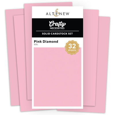 Cardstock Solid Cardstock Set - Pink Diamond (32 sheets/set)