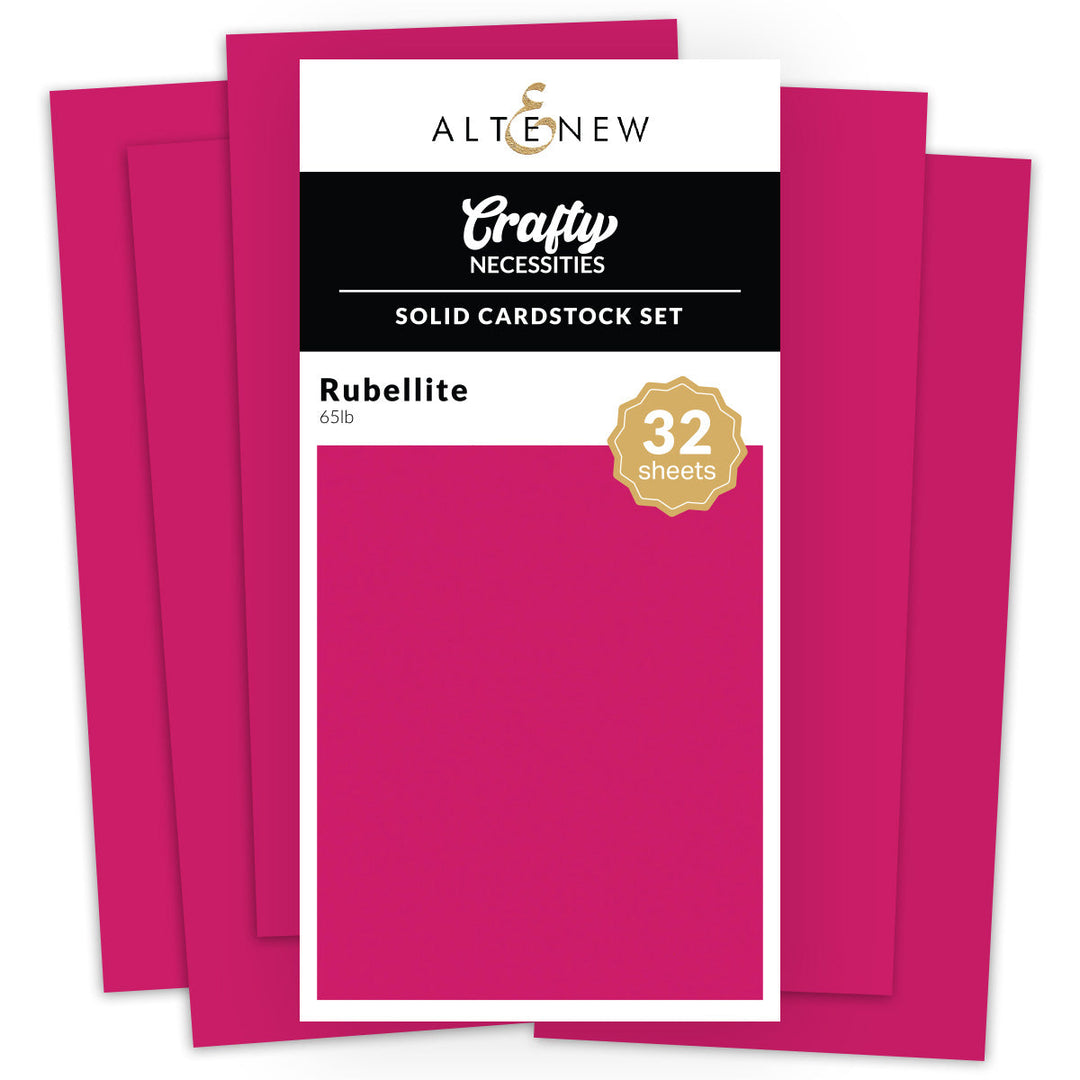 Cardstock Solid Cardstock Set - Rubellite (32 sheets/set)