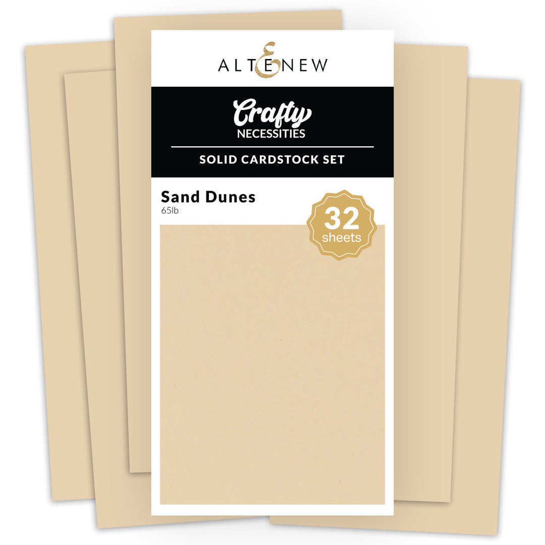 Cardstock Solid Cardstock Set - Sand Dunes (32 sheets/set)