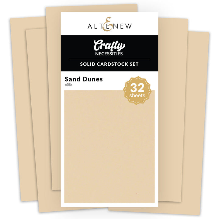 Cardstock Solid Cardstock Set - Sand Dunes (32 sheets/set)