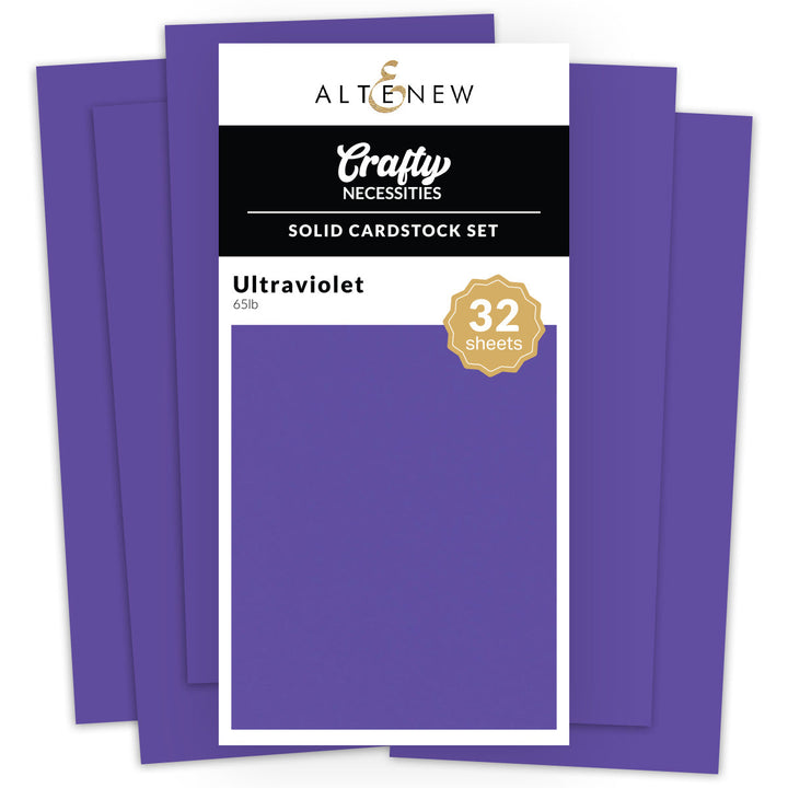 Cardstock Solid Cardstock Set - Ultraviolet (32 sheets/set)