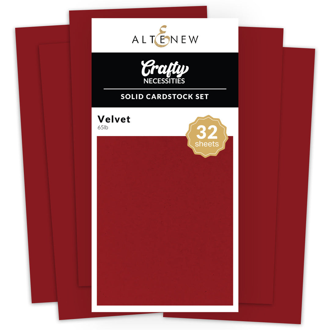 Cardstock Solid Cardstock Set - Velvet (32 sheets/set)