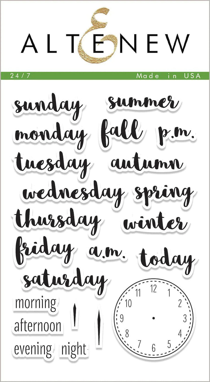 Clear Stamps 24/7 Stamp Set