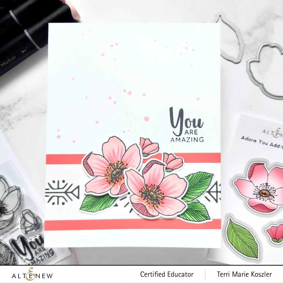 Clear Stamps Adore You Add-On Stamp Set