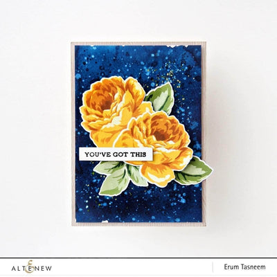 Clear Stamps Antique Roses Stamp Set