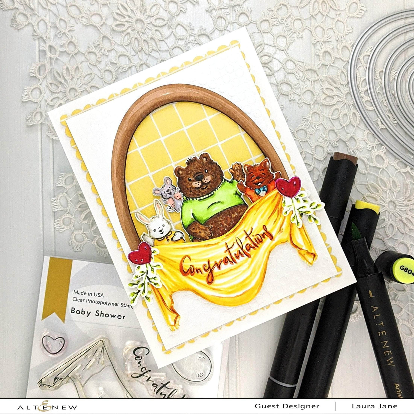 Clear Stamps Baby Shower Stamp Set