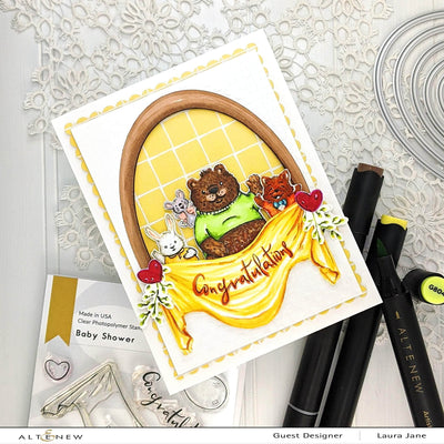 Clear Stamps Baby Shower Stamp Set