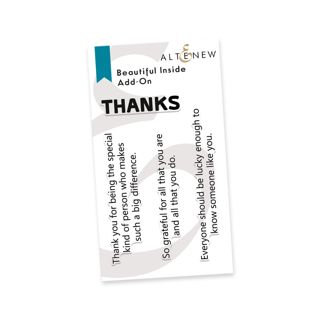 Clear Stamps Beautiful Inside Add-On Stamp Set