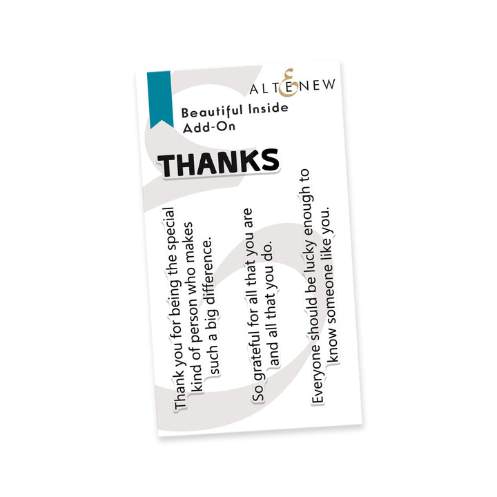 Clear Stamps Beautiful Inside Add-On Stamp Set