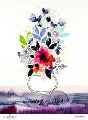 Clear Stamps Beautiful Peony Stamp Set