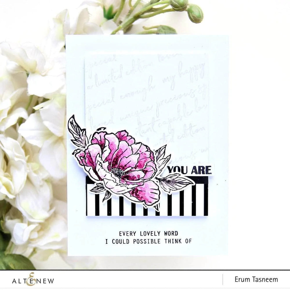 Clear Stamps Beautiful Peony Stamp Set