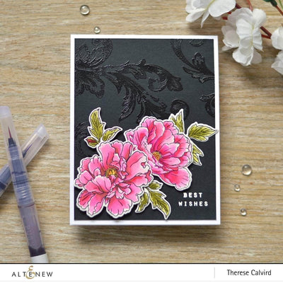 Clear Stamps Beautiful Peony Stamp Set