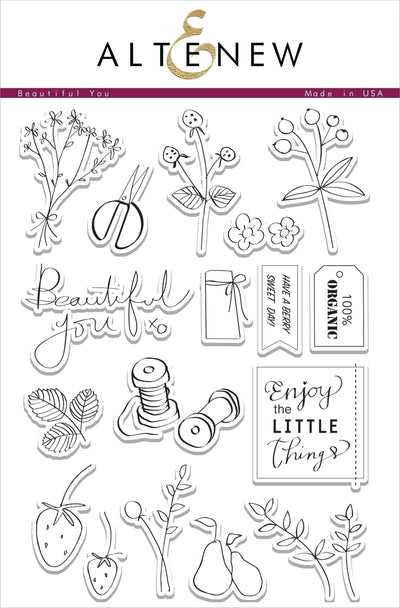 Clear Stamps Beautiful You Stamp Set